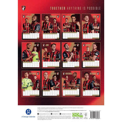 AFC Bournemouth A3 Calendar 2026 LKT Sport Football>Premier League>AFC Bournemouth Wall Calendars