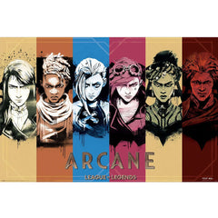 Arcane Colours Poster 30 LKT Sport Entertainment>TV Series>Arcane Posters