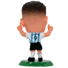 Argentina SoccerStarz Alvarez LKT Sport Julian Alvarez Soccerstarz collectable figureFeatures classic Argentina home kitStands 5cm tall on a green baseOfficial licensed productApprox 5cm x 2.5cm x 2.5cm Action Figures