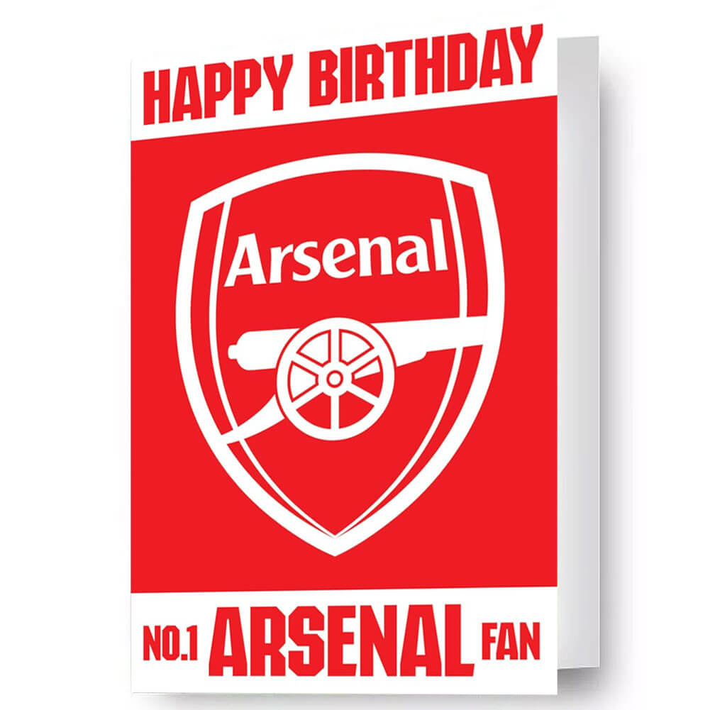 Arsenal FC 3D Lenticular Birthday Card LKT Sport Football>Premier League>Arsenal FC Greeting Cards