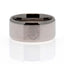 Arsenal FC Band Ring Medium LKT Sport Classic stainless steel band ring with a bevelled edgeChrome finish and engraved with the Arsenal crestOfficial licensed productInternal diameter approx 20mmRing size U Rings