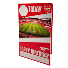 Arsenal FC Birthday Card With Stickers LKT Sport Football>Premier League>Arsenal FC Greeting Cards