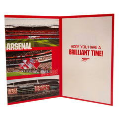 Arsenal FC Birthday Card With Stickers LKT Sport Football>Premier League>Arsenal FC Greeting Cards