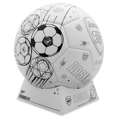 Arsenal FC 'Colour In' Mini Football Set LKT Sport Football>Premier League>Arsenal FC American Football Toys