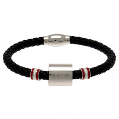 Arsenal FC Colour Ring Leather Bracelet LKT Sport Football>Premier League>Arsenal FC Bracelets