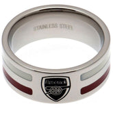 Arsenal FC Colour Stripe Ring Small LKT Sport Football>Premier League>Arsenal FC Rings