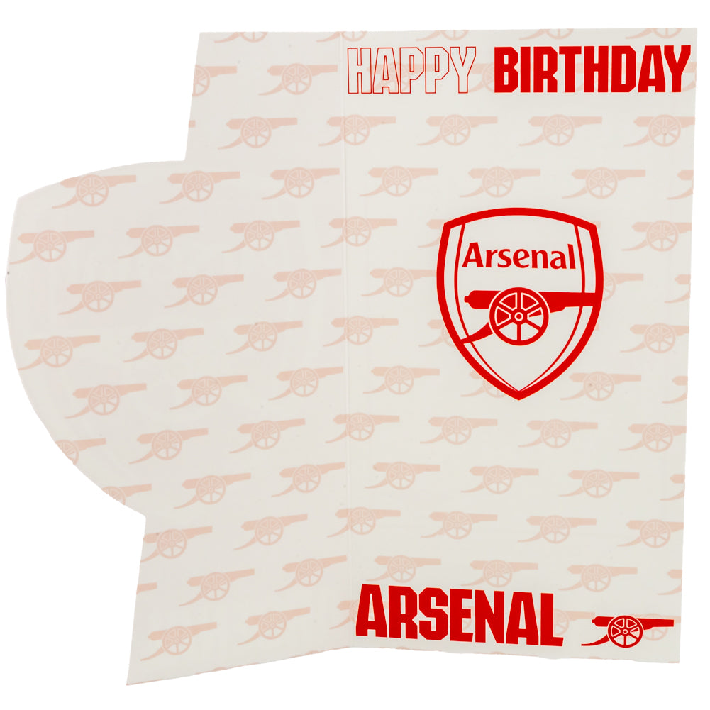 Arsenal FC Crest Birthday Card LKT Sport Football>Premier League>Arsenal FC Greeting Cards
