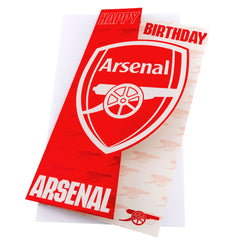 Arsenal FC Crest Birthday Card LKT Sport Football>Premier League>Arsenal FC Greeting Cards