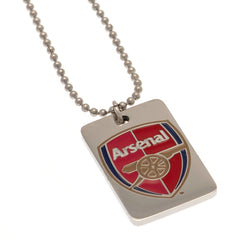 Arsenal FC Enamel Crest Dog Tag & Chain LKT Sport Football>Premier League>Arsenal FC