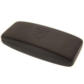 Arsenal FC Glasses Case LKT Sport Black debossed glasses caseSuitable for glasses and sunglassesAlso includes a lense cloth with the club crestOfficial licensed productApprox 16cm x 6.5cm Eyewear Cases