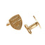 Arsenal FC Gold Plated Cufflinks LKT Sport Gold Plated crest shaped cufflinksFeaturing a highly detailed formed Arsenal crestOn a bullet back fixingOfficial licensed productApprox 22mm x 19mm Cufflinks
