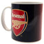 Arsenal FC Halftone Mug LKT Sport Ceramic everyday coffee mugHalftone design featuring a full colour Arsenal club crestGlazed kiln fired finish with white handleOfficial licensed productApprox 315ml (11oz)Approx 9cm tall, 8cm in diameter Mugs