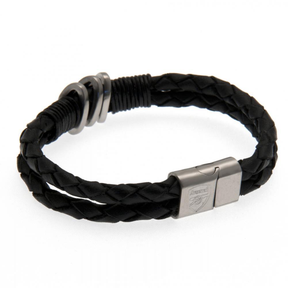 Arsenal FC Leather Bracelet LKT Sport Football>Premier League>Arsenal FC Bracelets