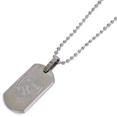 Arsenal FC Matt Finish Dog Tag & Chain LKT Sport Football>Premier League>Arsenal FC