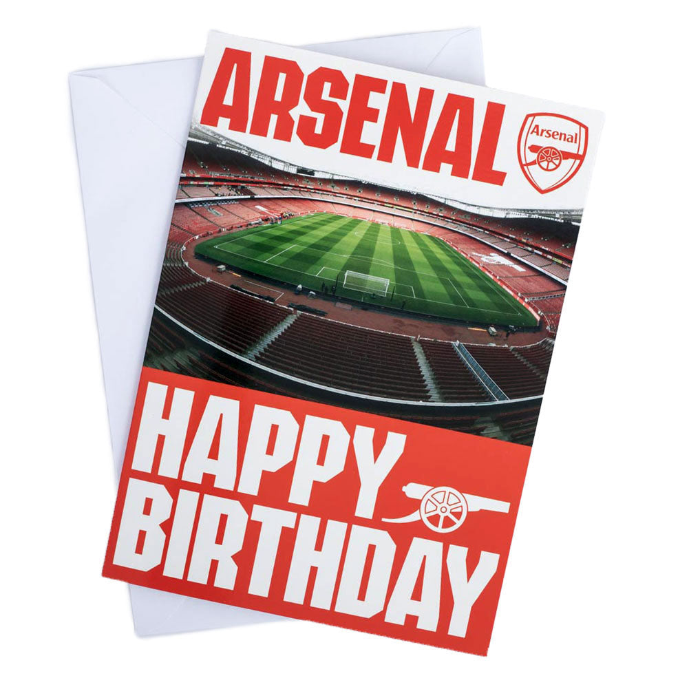 Arsenal FC Musical Birthday Card LKT Sport Football>Premier League>Arsenal FC Greeting Cards