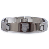 Arsenal FC Oval Plate Bracelet LKT Sport Brushed stainless steel link braceletCentral oval plate has the Arsenal FC logo engraved on itOfficial licensed productApprox 18cm x 1.5cm Bracelets