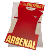 Arsenal FC Retro Shirt Birthday Card LKT Sport Football>Premier League>Arsenal FC Greeting Cards