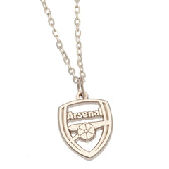 Arsenal FC Silver Plated Boxed Pendant CR LKT Sport Silver plated pendant and necklaceFeaturing an Arsenal crest pendant on a chain necklaceWith a lobster claspOfficial licensed productNecklace approx 50cm (20 inches)Pendant approx 20mm x 17mm Pendants
