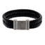 Arsenal FC Single Plait Leather Bracelet LKT Sport Single plait design bracelet made from genuine leather Black bracelet with a stainless steel magnetic clasp featuring and engraved club crest Official licensed product Approx 21cm x 1cm Presented in a gif