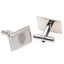Arsenal FC Stainless Steel Cufflinks LKT Sport Stainless steel rectangular cufflinks in a brushed satin finish Each cufflink is engraved with the Arsenal crest On a bullet back fixing Official licensed product Approx 20mm x 10mm Presented in a gift box Cu