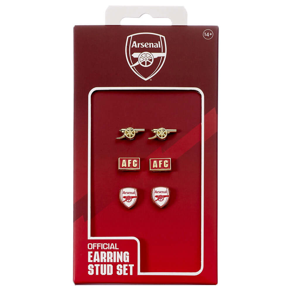 Arsenal FC Stud Earring Set LKT Sport Football>Premier League>Arsenal FC Earrings
