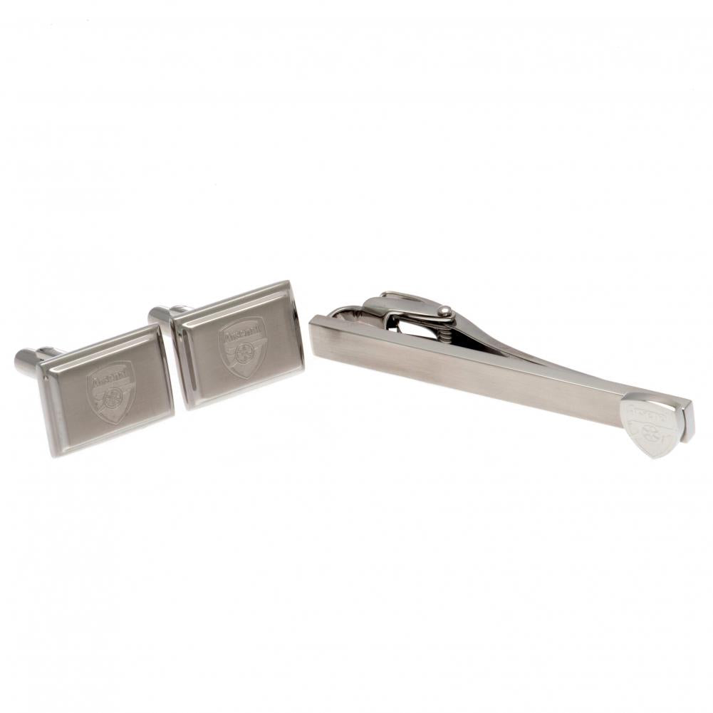 Arsenal FC Tie Slide & Cufflink Set LKT Sport Football>Premier League>Arsenal FC Cufflinks