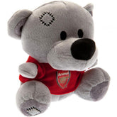 Arsenal FC Timmy Bear LKT Sport Soft to touch grey plush bear With stitched features and red t-shirt with full colour crest 100% polyester Official licensed product Approx 14cm tall With a swing tag Stuffed Animals