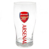 Arsenal FC Tulip Pint Glass LKT Sport Wordmark design tulip style pint glassFeatures Arsenal text in red and full colour club crestOfficial licensed productApprox 570ml (1 pint)Approx 15cm tall, 8cm in diameter Beer Glasses