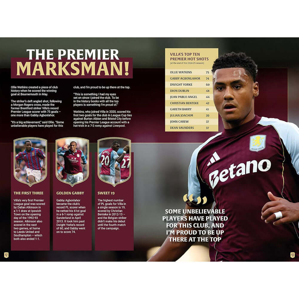 Aston Villa FC Annual 2026 LKT Sport Football>Premier League>Aston Villa FC Print Books