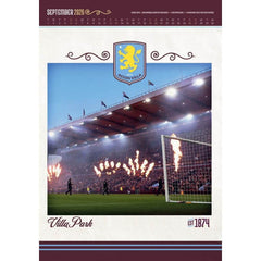 Aston Villa FC Deluxe Calendar 2026 LKT Sport Football>Premier League>Aston Villa FC Wall Calendars