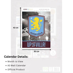Aston Villa FC Deluxe Calendar 2026 LKT Sport Football>Premier League>Aston Villa FC Wall Calendars