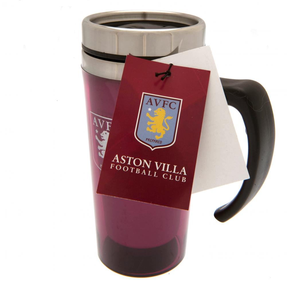 Aston Villa FC Handled Travel Mug LKT Sport Football>Premier League>Aston Villa FC Travel Mugs