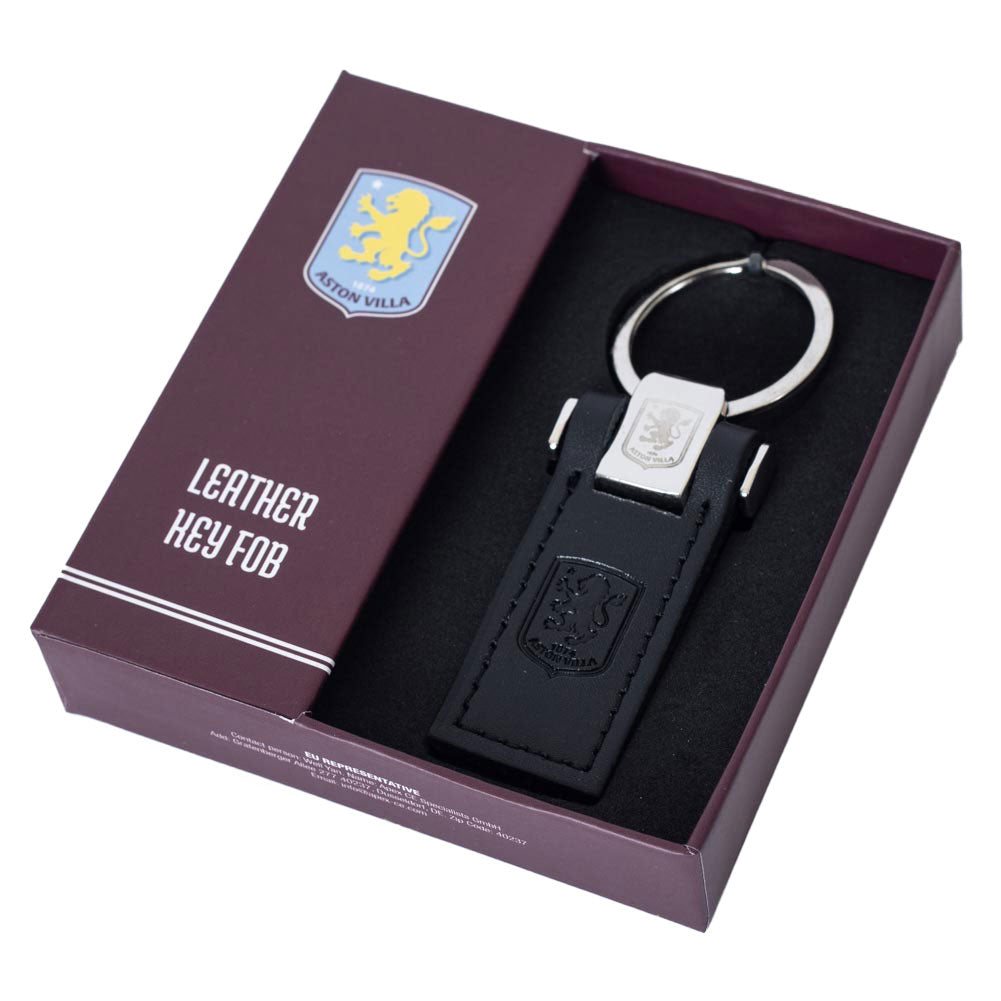 Aston Villa FC Leather Key Fob LKT Sport Football>Premier League>Aston Villa FC
