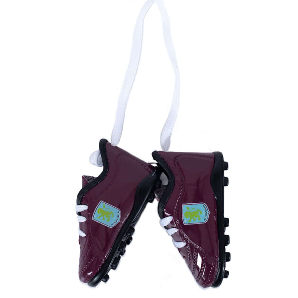 Aston Villa FC Mini Football Boots LKT Sport Football>Premier League>Aston Villa FC Sports Fan Accessories