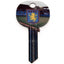 Aston Villa FC Stadium Door Key LKT Sport Ready to cut, blank door key Featuring full colour club crest and stadium Design repeated on both sides Official licensed product Approx 65mm x 32mm On a backing card Key Blanks