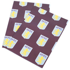 Aston Villa FC Text Gift Wrap LKT Sport Football>Premier League>Aston Villa FC Gift Wrapping