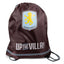 Aston Villa FC Up The Villa Gym Bag LKT Sport Up The Villa gym bag featuring a full colour club crestDrawstring close with metal eyeletsWipe clean polyesterOfficial licensed productApprox 44cm x 33cm flat Backpacks