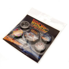 Back To The Future Button Badge Set LKT Sport Entertainment>Movies>Back To The Future Pinback Buttons
