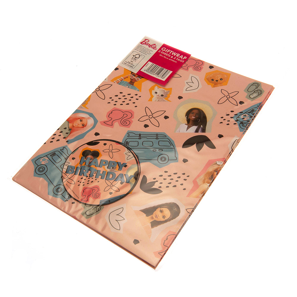 Barbie Gift Wrap LKT Sport Entertainment>Movies>Barbie Wrapping Paper