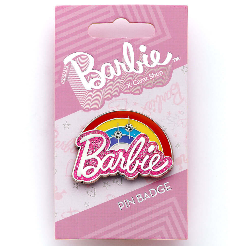 Barbie Rainbow Pin Badge LKT Sport Entertainment>Movies>Barbie Brooches & Lapel Pins