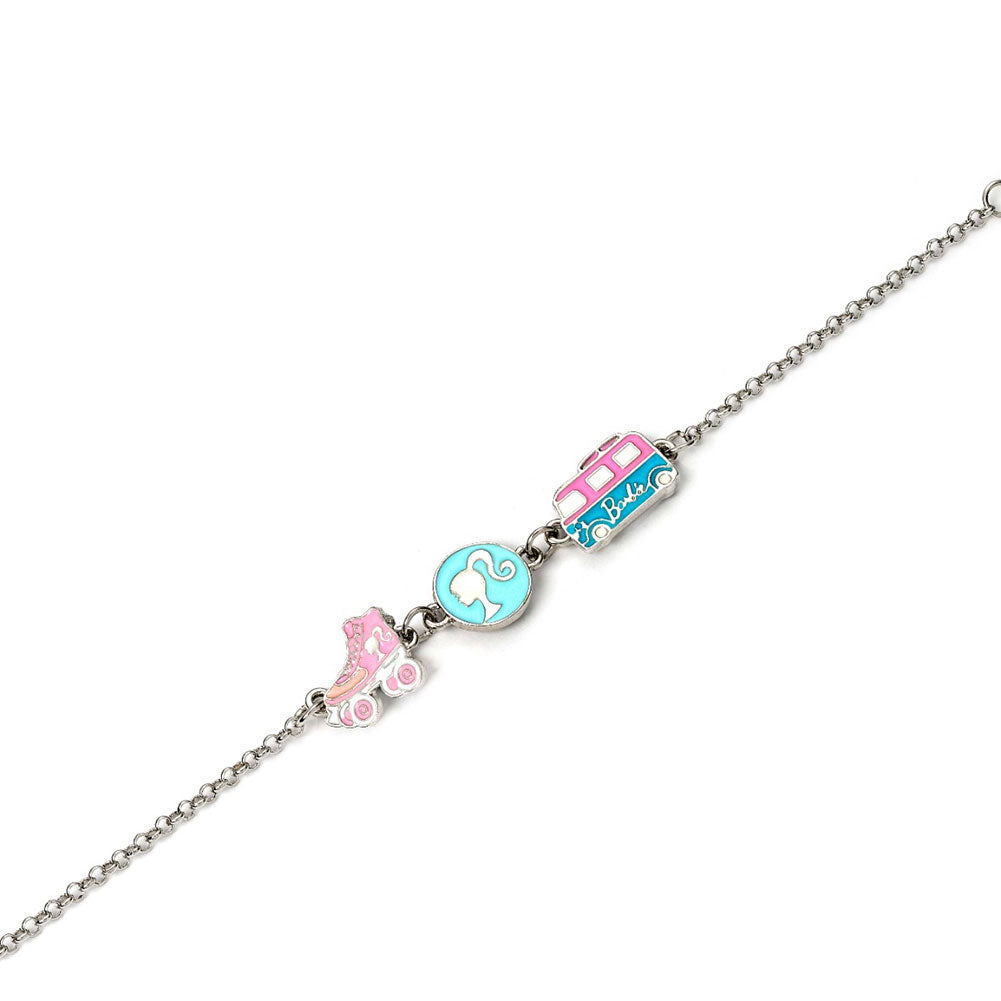 Barbie Silver Plated Charm Bracelet LKT Sport Entertainment>Movies>Barbie