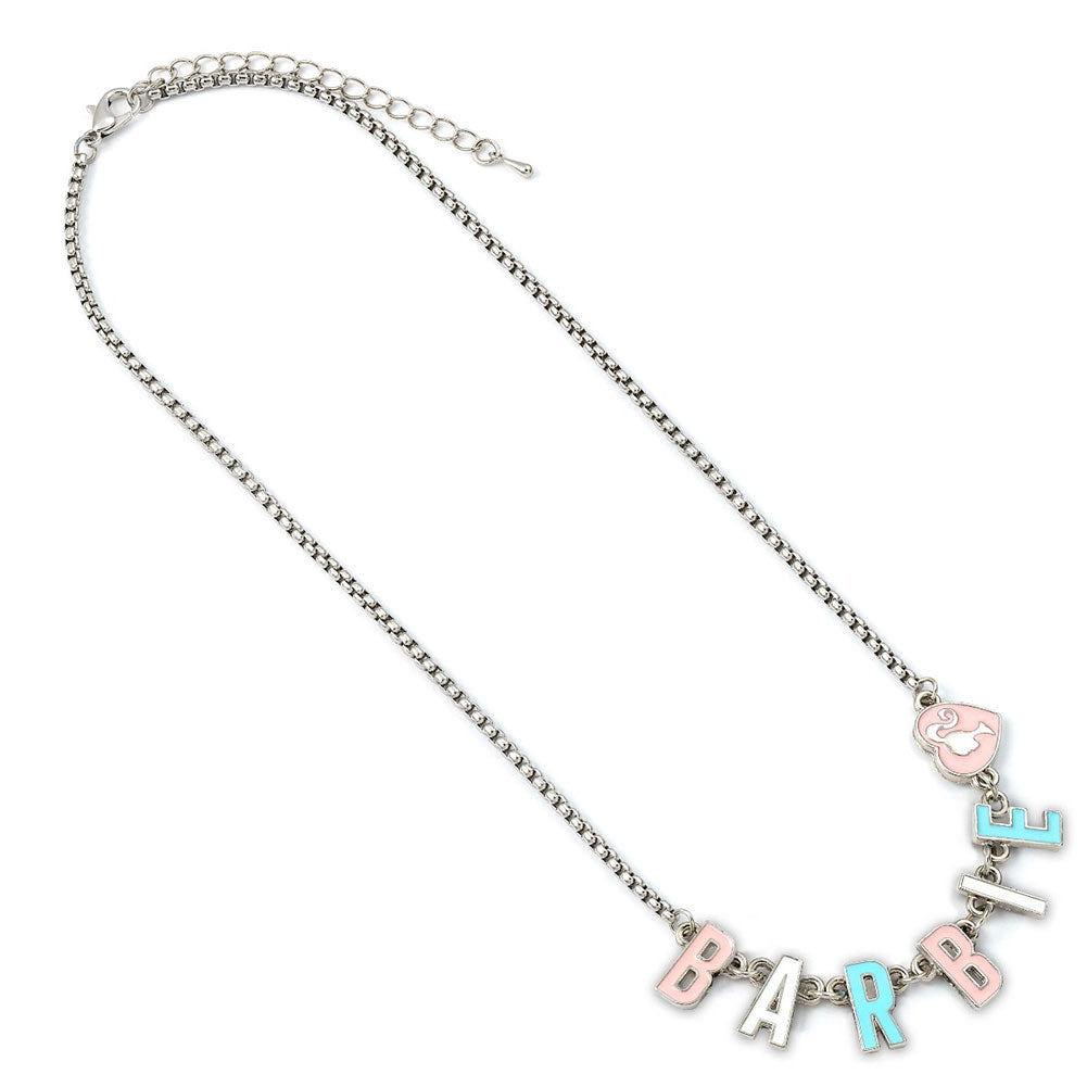 Barbie Silver Plated Enamel Letter Necklace LKT Sport Entertainment>Movies>Barbie