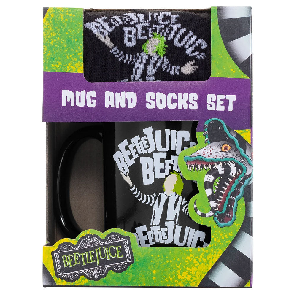 Beetlejuice Mug & Sock Set LKT Sport Entertainment>Movies>Beetlejuice Mugs