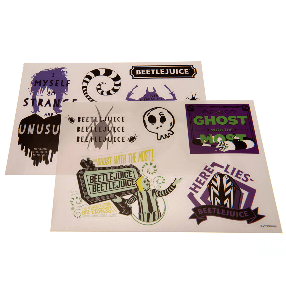 Beetlejuice Tech Stickers LKT Sport Entertainment>Movies>Beetlejuice Electronics Stickers & Decals