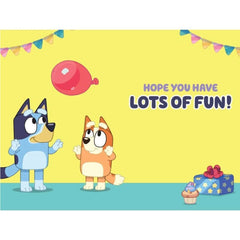 Bluey 3D Lenticular Birthday Card LKT Sport Entertainment>TV Series>Bluey Greeting Cards