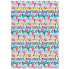 Bluey Balloon Gift Wrap LKT Sport Entertainment>TV Series>Bluey Wrapping Paper