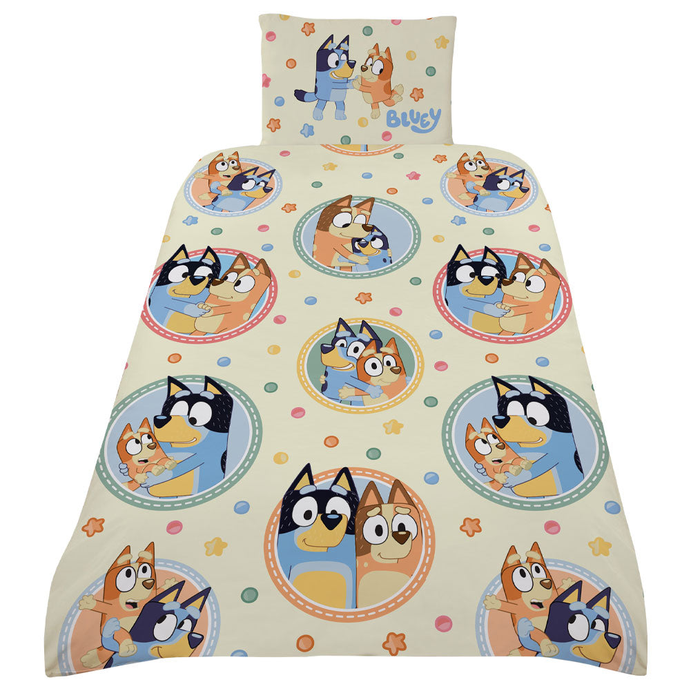 Bluey Frames Single Duvet Set LKT Sport Entertainment>TV Series>Bluey Duvet Covers