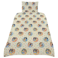 Bluey Frames Single Duvet Set LKT Sport Entertainment>TV Series>Bluey Duvet Covers