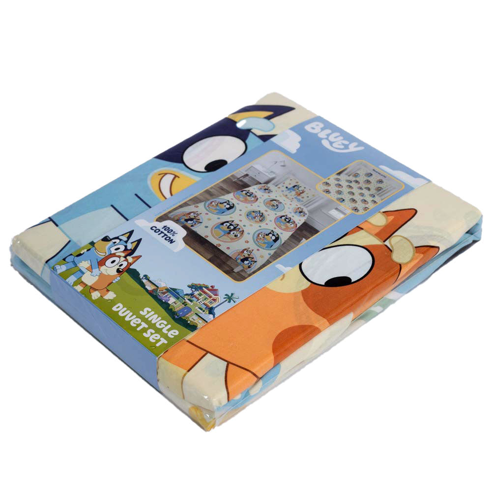 Bluey Frames Single Duvet Set LKT Sport Entertainment>TV Series>Bluey Duvet Covers