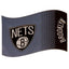 Brooklyn Nets Fade Flag LKT Sport Large 100% polyester supporters flag This fade design features the Nets crest on a grey background Perfect for any wall with ready to hang metal eyelets Official licensed product Approx 5ft x 3ft (152cm x 91cm) On a heade